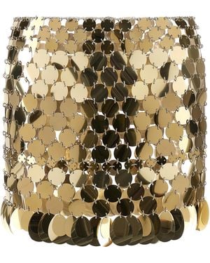 Rabanne Jupe Skirt Polyester - Metallic