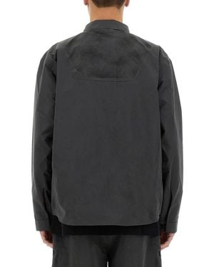 Alpha Industries Laser Cut Shirt Polyester - Grey