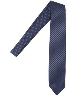 Cesare Attolini Ties Silk - Blue