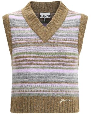 Ganni Vest - Grey