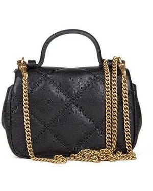 Tory Burch Top Handle Bag Leather Top-Handle-Bags - Black