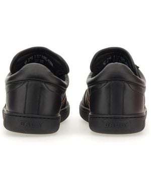 Bally Sneaker With Logo Calf Sneakers - Black