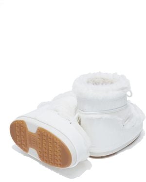 Moon Boot Icon Low Faux Fur Boots - White