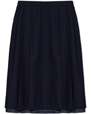 Maison Margiela Skirt With Stripe Pattern - Blue
