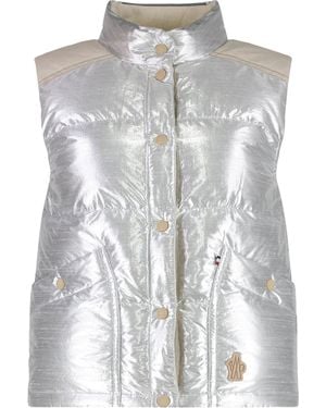 Moncler Moncler Pinchot Padded Bodywarmer Polyester Waistcoats & Gilets - Metallic