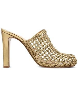 Ferragamo High-Heeled Mules - Metallic