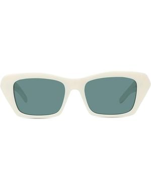 Givenchy Givenchy Gv40103I 4G Liquid 21N Bianco Lucido Sunglasses - Green
