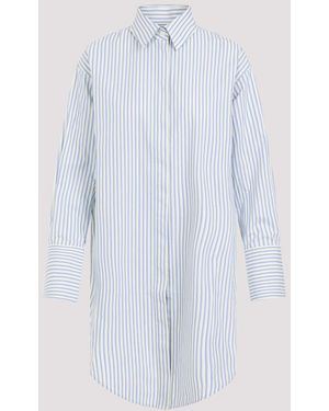 Victoria Beckham Wrap Front Mini Blouse - Blue