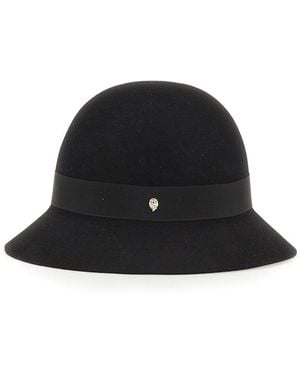 Helen Kaminski Cloche Etta Hat Main: Merino Wool - Black