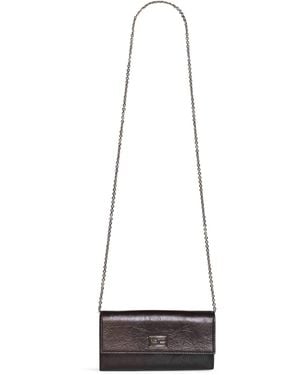 Fendi Continental With Chain Tube Wallet On Chain - White