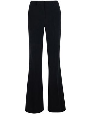 Le Plain Flare Pants Tech Fabric Pants - Blue