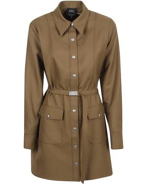 A.P.C. Coats Polyester New Wool - Green