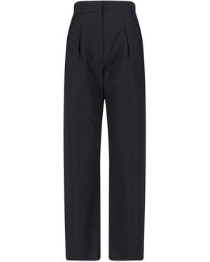 Max Mara Dede Straight Trousers - Blue