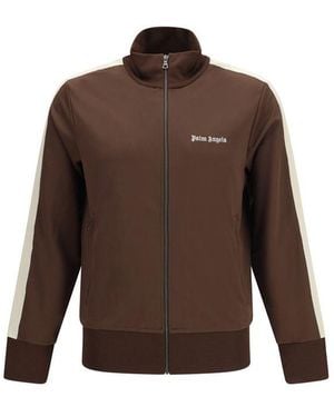 Palm Angels Polyester Shell Jacket Clothing - Brown