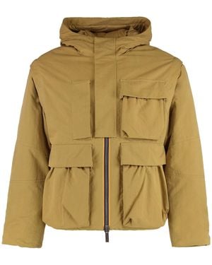K-Way Short Parka Guillermo With Hood - Multicolor