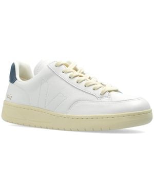 Veja V-12 Stitch O.T. Leather Trainers - White