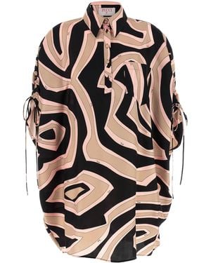 PUCCI Short Kaftan Dress - Black