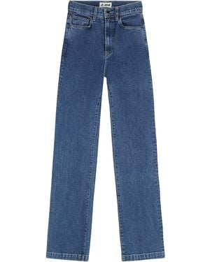 Le Jean Straight Leg Jeans Cotton Straight-Leg - Blue