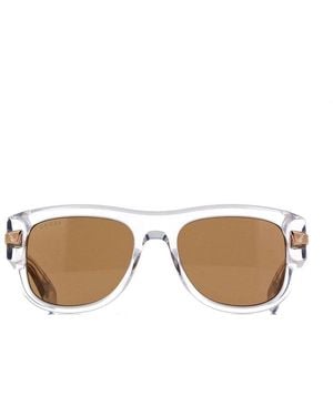 Gucci Frame And Lens Sunglasses - Brown