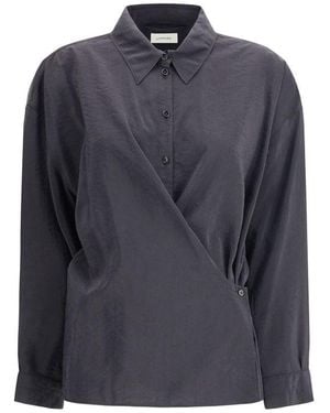 Lemaire Silk Dress Shirt - Blue