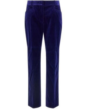 Tom Ford Velvet Trousers - Blue