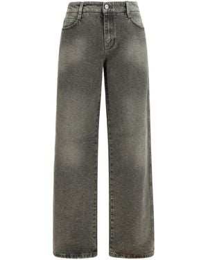 Ermanno Scervino Baggy Jeans Cotton - Gray