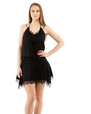 Moschino Black Marabou Casual Dress