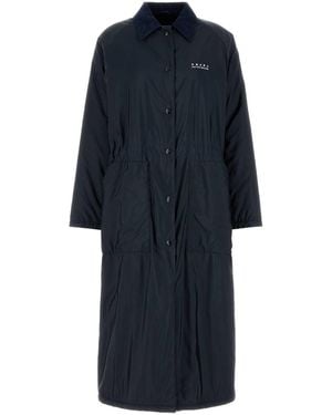 コート Prada Midnight Blue Re-Nylon Trench Coat Women's Prada Trench coats | Lyst
