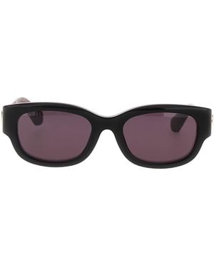 Gucci Rectangular Logo Sunglasses - Purple