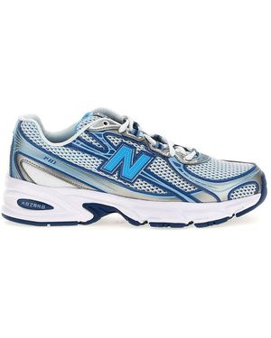 New Balance 740 Lace-Up Sneakers - Blue