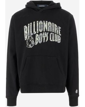Billionaire Cotton Sweatshirt With Logo - Black