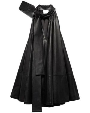 7 For All Mankind Tie-Neck Mini Dress - Black