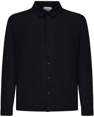 D 40 Virgin Wool Knit Shirt - Blue
