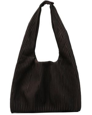 CFCL Shoulder Bag- Pleated Recycled Polyester - Black