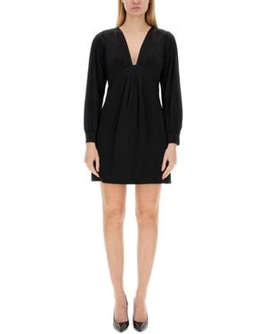 MICHAEL Michael Kors V-Neck Dress - Black