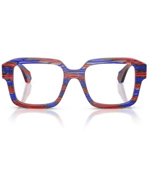 Alain Mikli A03538 1035 Blu Cyberpunk/ Rosso Glasses - Blue