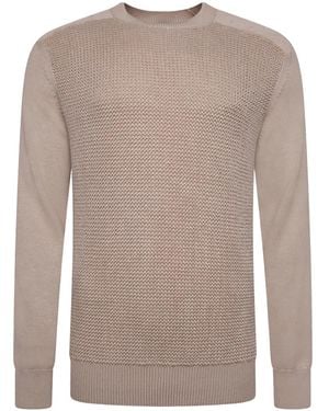 ZEGNA Zegna Honeycomb-Knit Cotton-Silk Blend Sweater - Natural