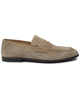MILLE 885 Loafers Lentini Suede Leather - Brown