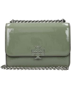 Tory Burch Leather Shoulder Bag - Green