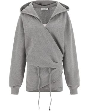 The Attico Hooded Dress - Grey