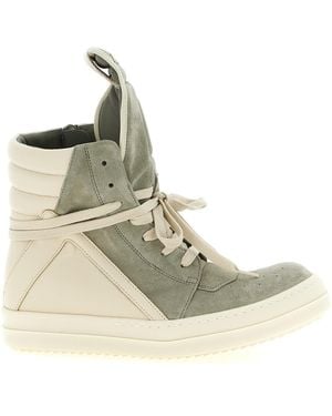 Rick Owens 'Geobasket' Trainers - Metallic