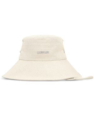 Jacquemus Fisherman Hat From Nîmes Cotton - Natural