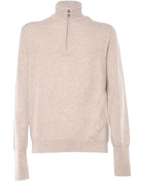 Ballantyne Half Zip Pullover - Pink