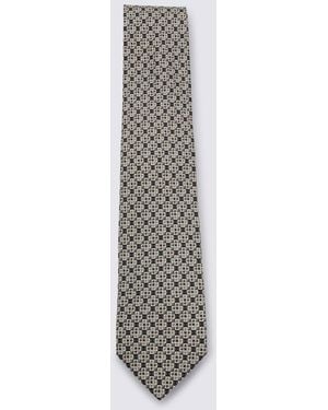 Ferragamo Ties _Si - Grey
