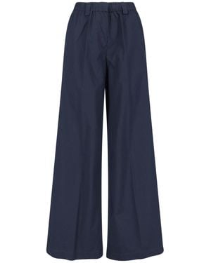 Aspesi Cotton Blend Trousers - Blue