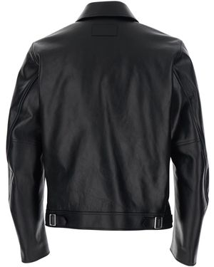 Givenchy Jacket With Classic Collar And Side Pockets - Black