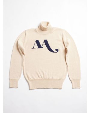 Doppiaa Aa Turtleneck Knitwear - Natural