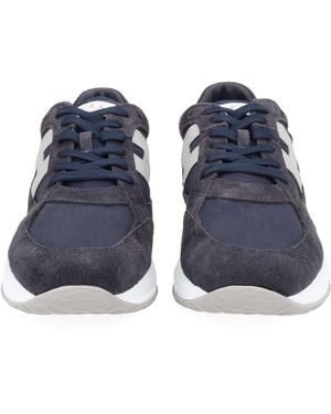 Hogan Interactive Sneaker Polyamide Sneakers - Blue