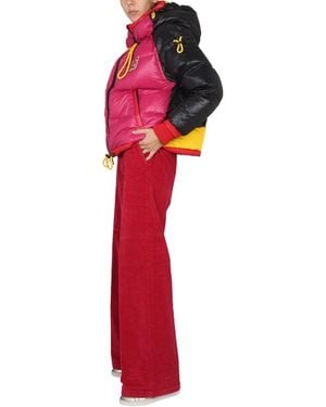 DSquared² Ribbed Wide Leg Pants - Red