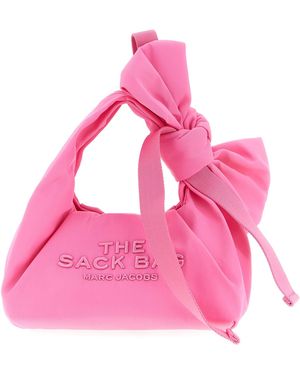 Marc Jacobs The Bow Nylon Mini Sack Handbag - Pink